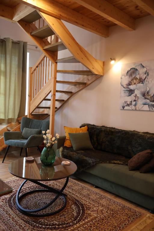 Posezení v ubytování Δρυάδες Suites 2