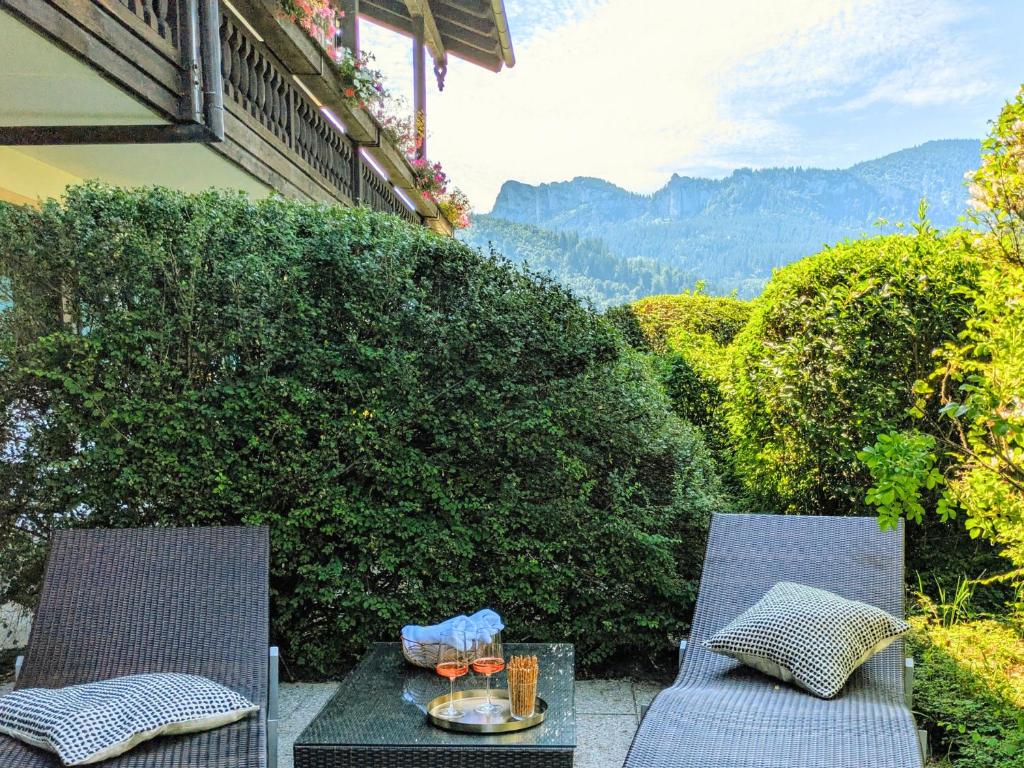 Bergraum Chiemgau - Terrasse mit Bergblick - Ruhe & Natur - Sauna - Apartamento De Un Dormitorio Con Terraza