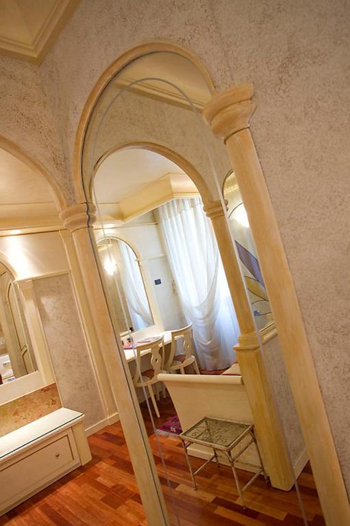 Koupelna v ubytování Hotel Colomba d'Oro