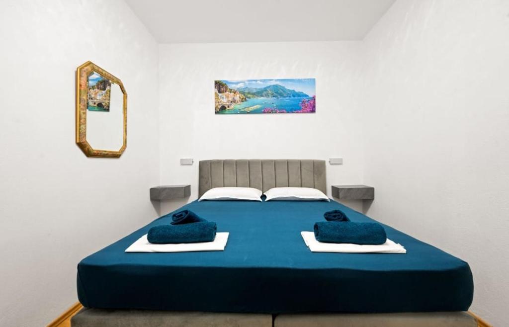 Кровать или кровати в номере Vila Zagora