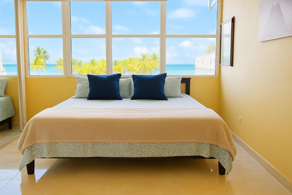 Postel nebo postele na pokoji v ubytování Mi estadía