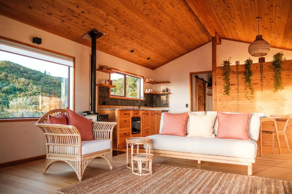 Et opholdsområde på Creating Balance Wellness Retreat - Golden Bay