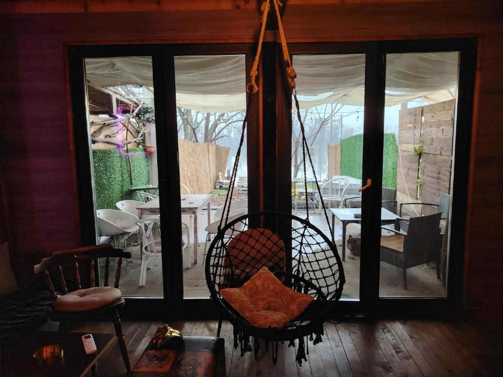 Posezení v ubytování Zmajevo Gnezdo II Water House