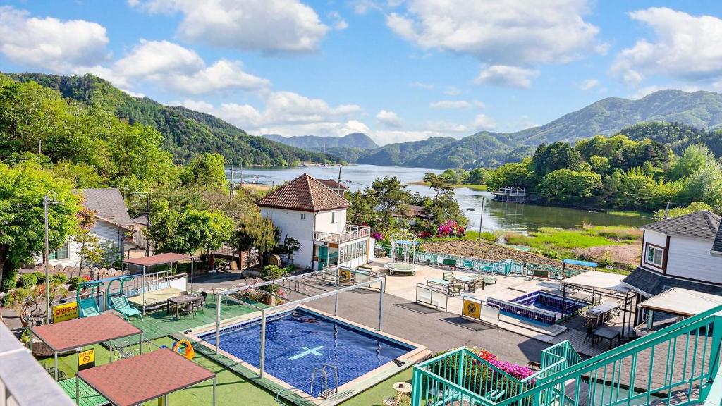 Naturlandskabet i nærheden af feriehuset