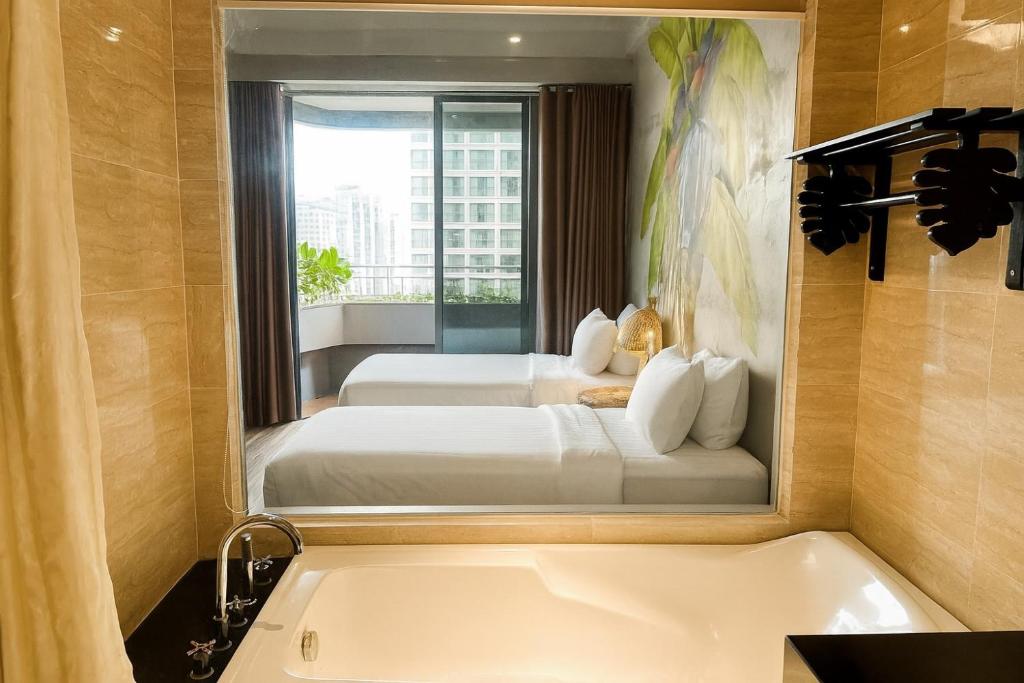 Phòng Deluxe Giường Đôi/2 Giường Đơn Nhìn Ra Biển