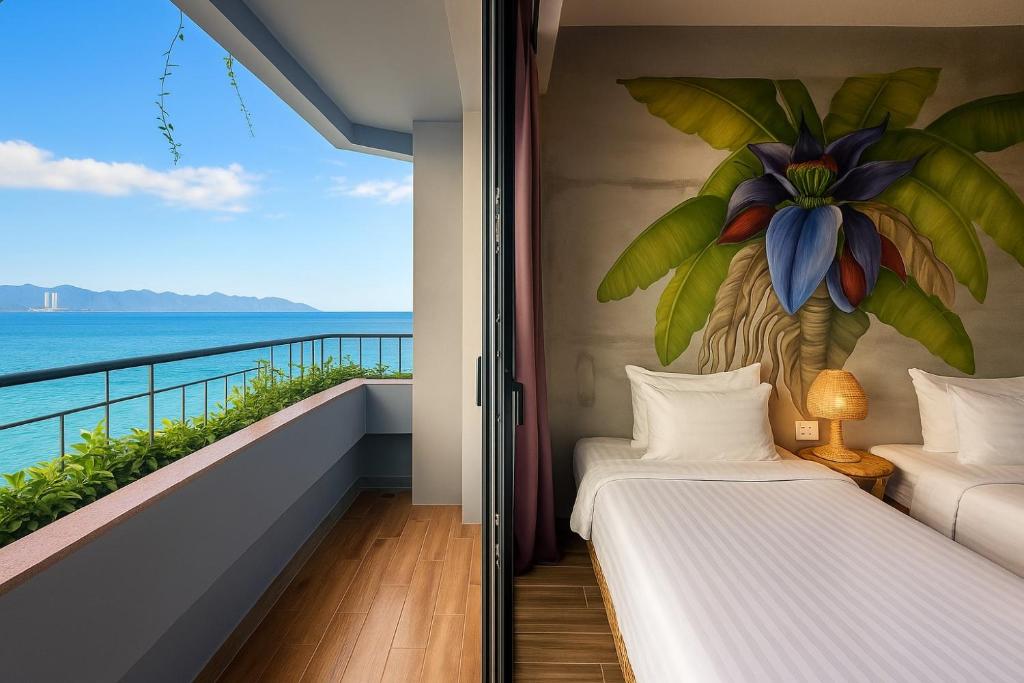 Phòng Deluxe Giường Đôi/2 Giường Đơn Nhìn Ra Biển