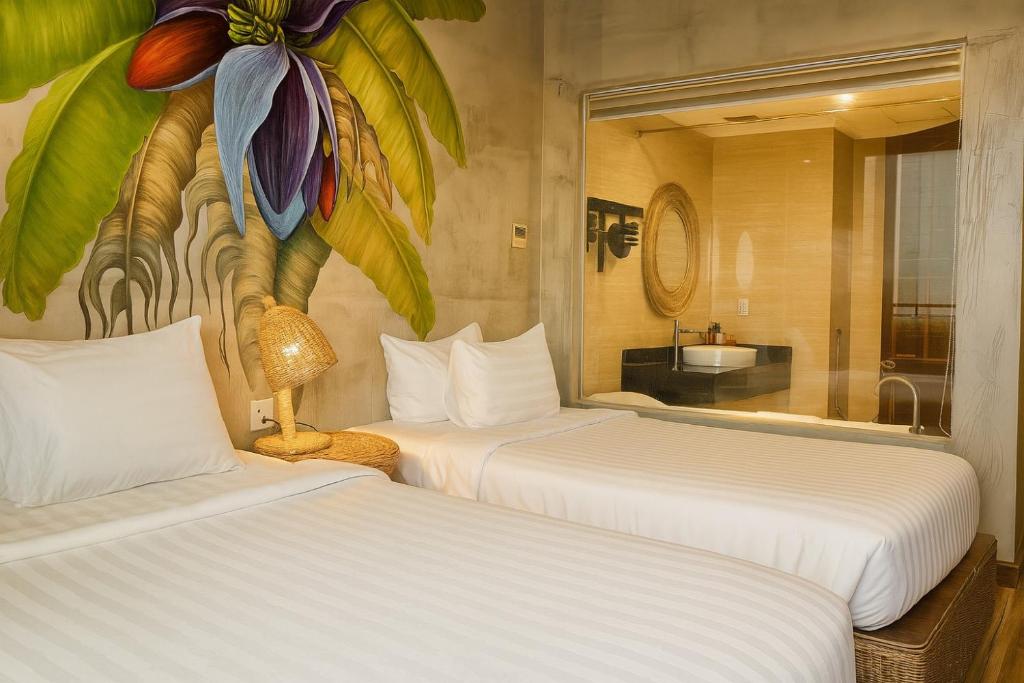 Phòng Deluxe Giường Đôi/2 Giường Đơn Nhìn Ra Biển