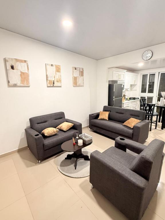 Et opholdsområde på Casa en San Miguel