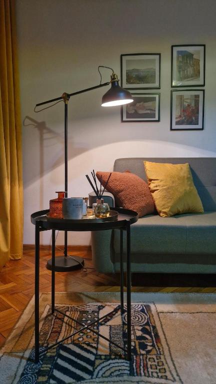 Posezení v ubytování Cozy flat Centre