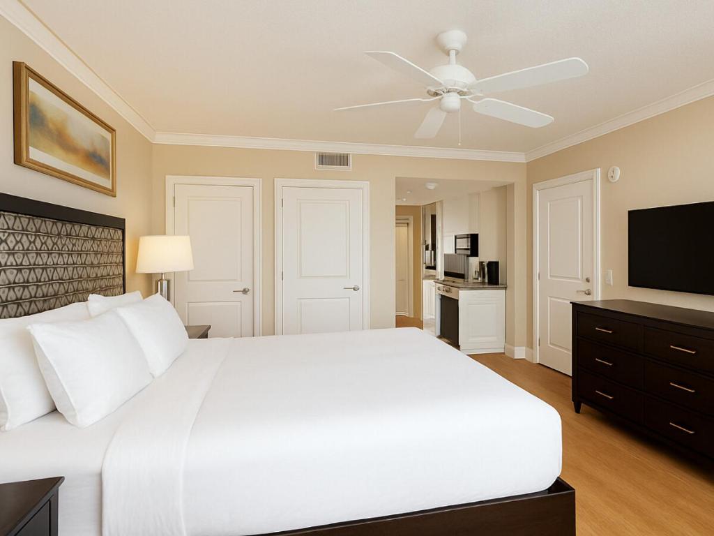 Кровать или кровати в номере Parc Soleil, a Hilton Grand Vacations Club- STUDIO ST3