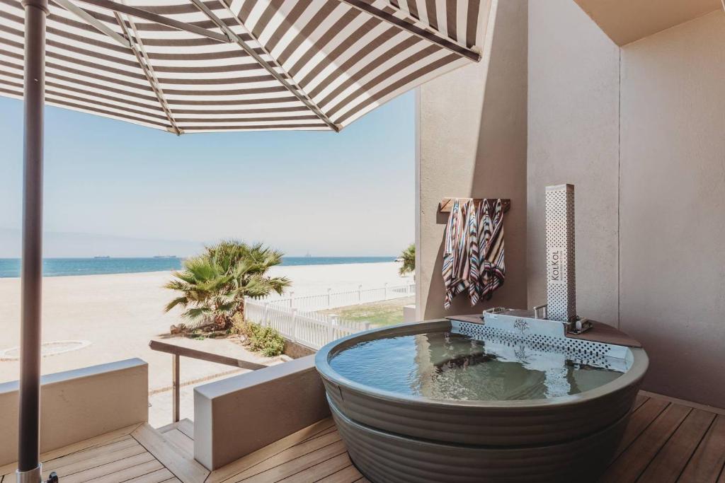 En generel havudsigt eller havudsigten taget fra villaen