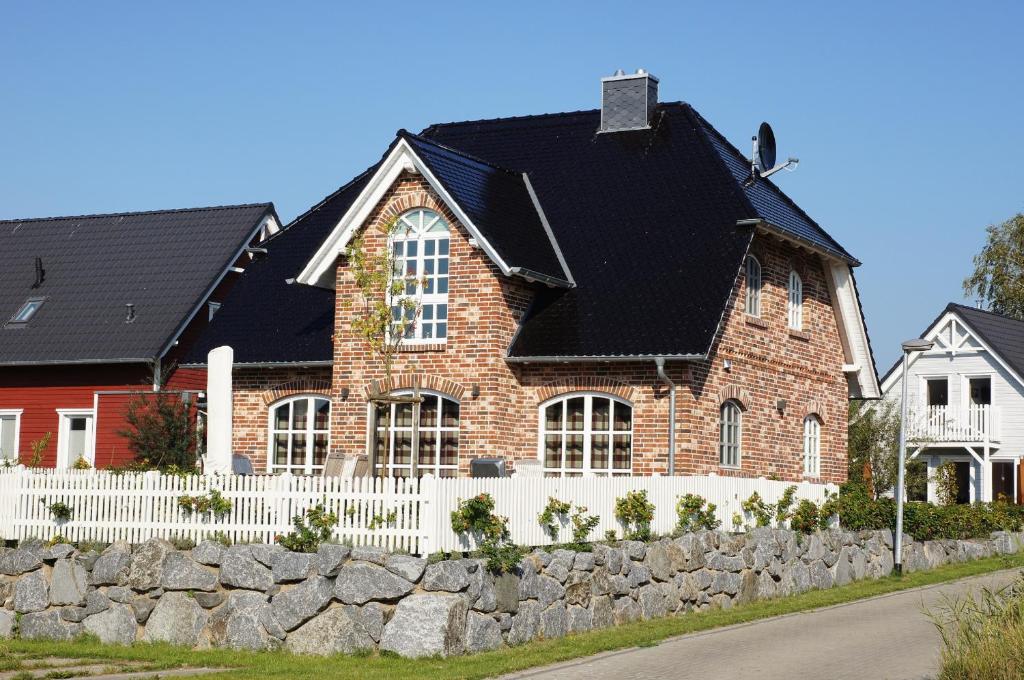 Bygningen som feriehuset ligger i