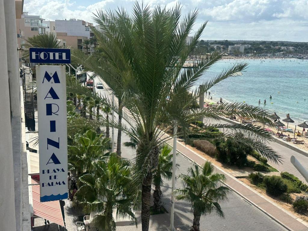 En generel havudsigt eller havudsigten taget fra hotellet