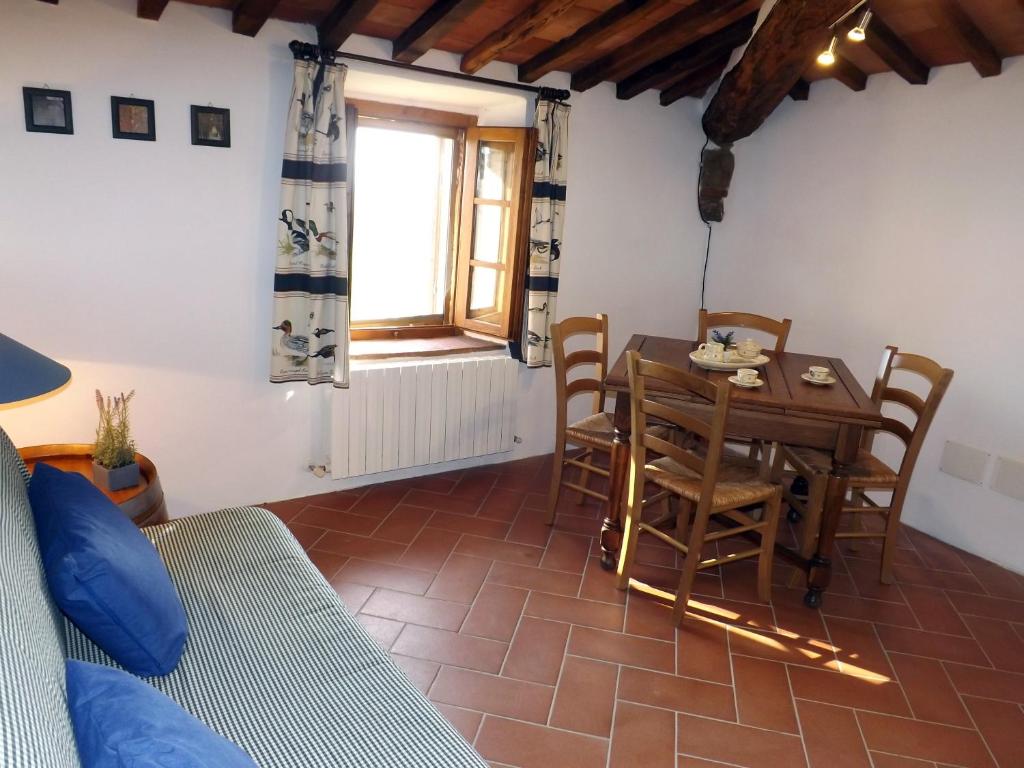 Posezení v ubytování Dimora nel Chianti