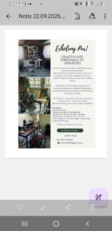 Ảnh trong thư viện ảnh của Ferienhaus Zum Kleintierzüchter ở Hartau