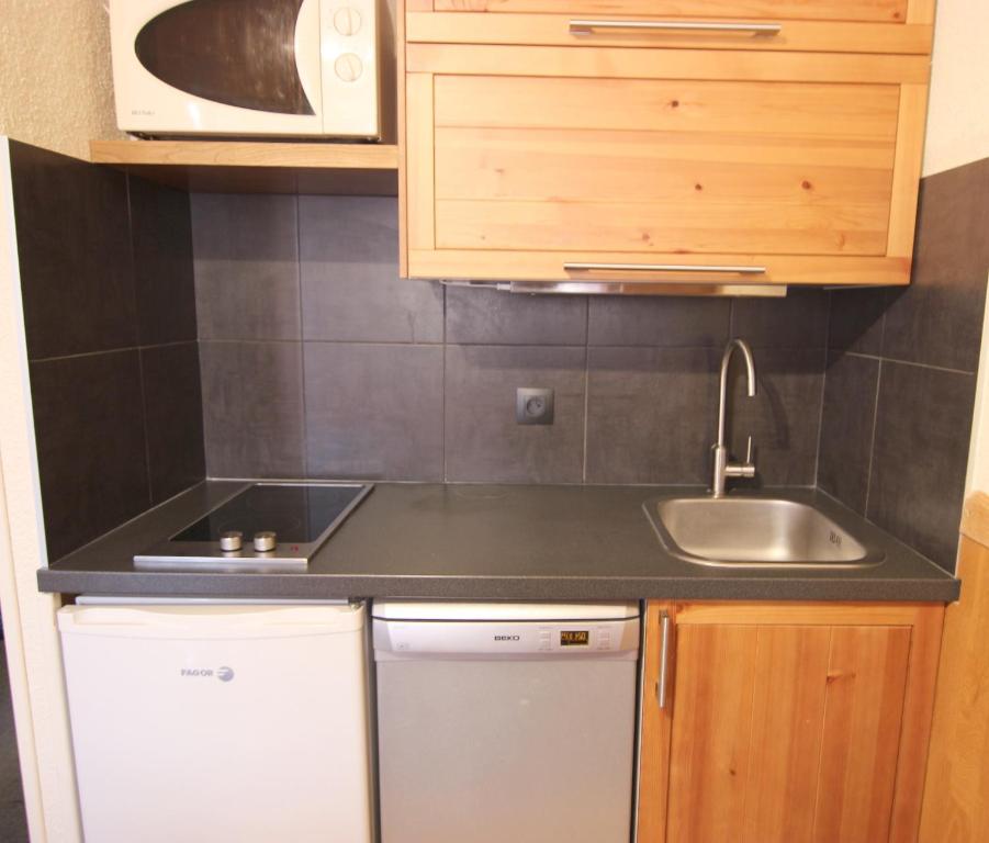 Kuchyň nebo kuchyňský kout v ubytování Joker Appartements VTI