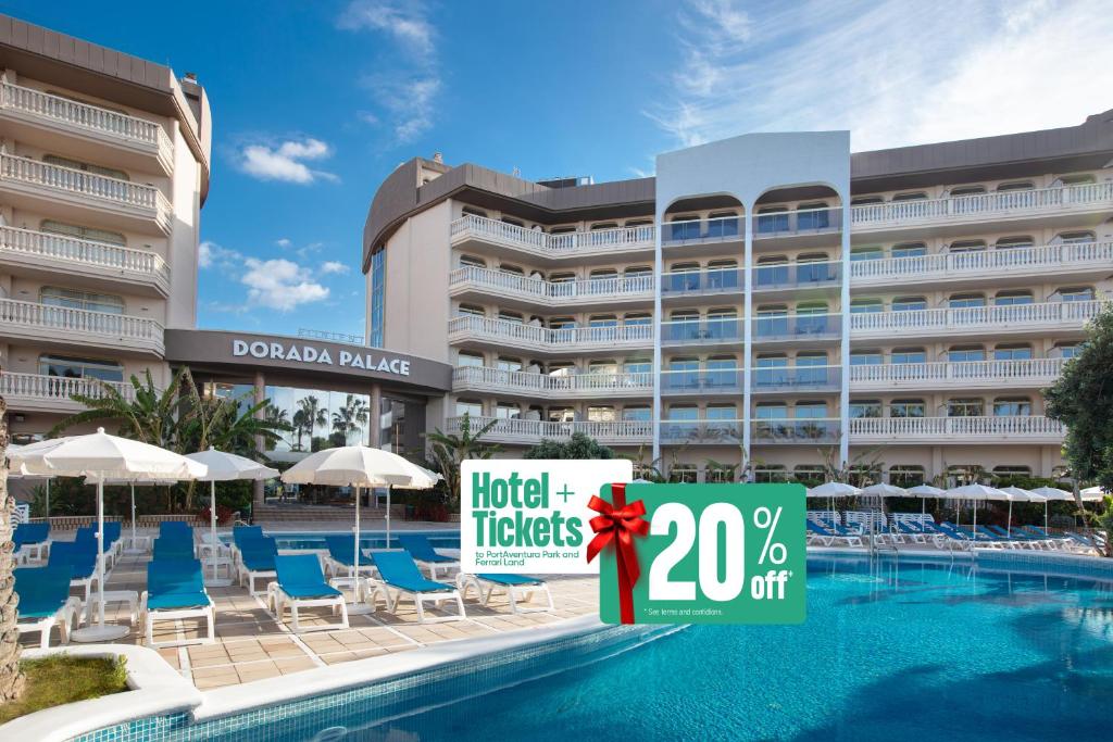 Bazén v ubytování Ponient Dorada Palace by PortAventura World nebo v jeho okolí