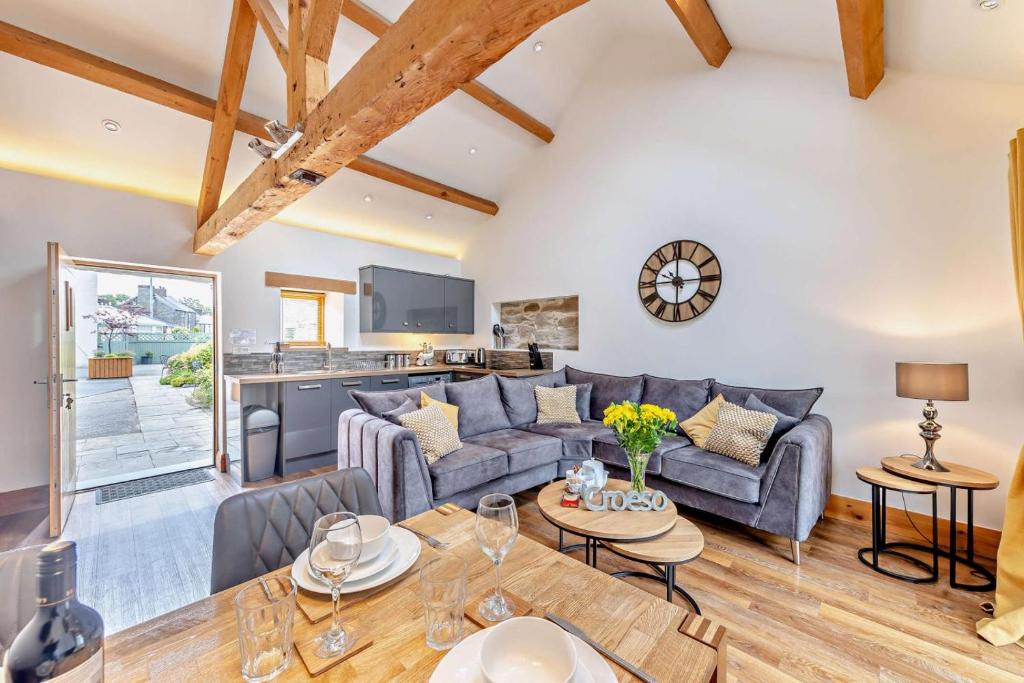 a living room with a couch and a table at 2 Bed in Bala oc-82212 in Bala