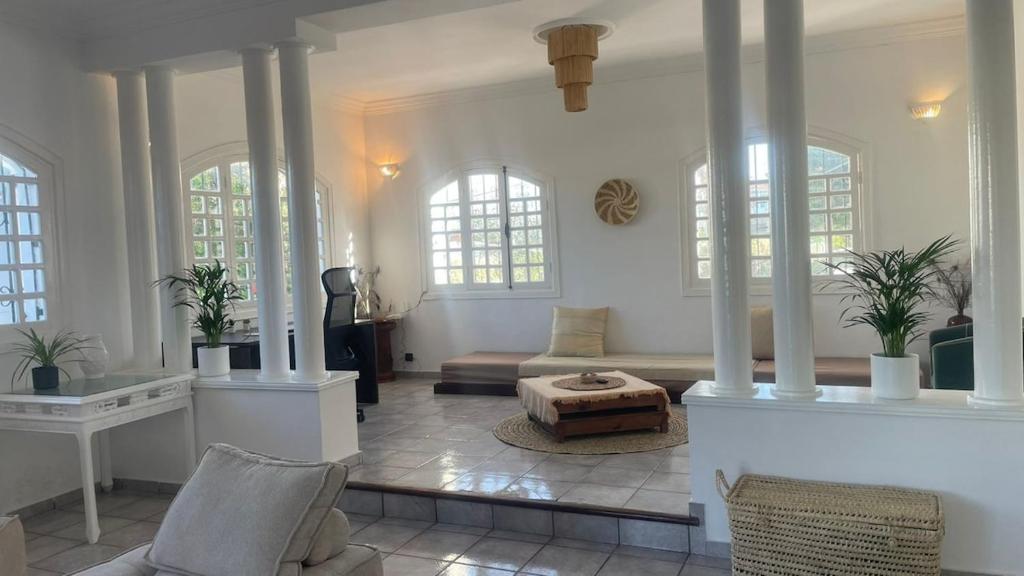 Phòng tắm tại Entire villa with sea view - Bouznika Plage David