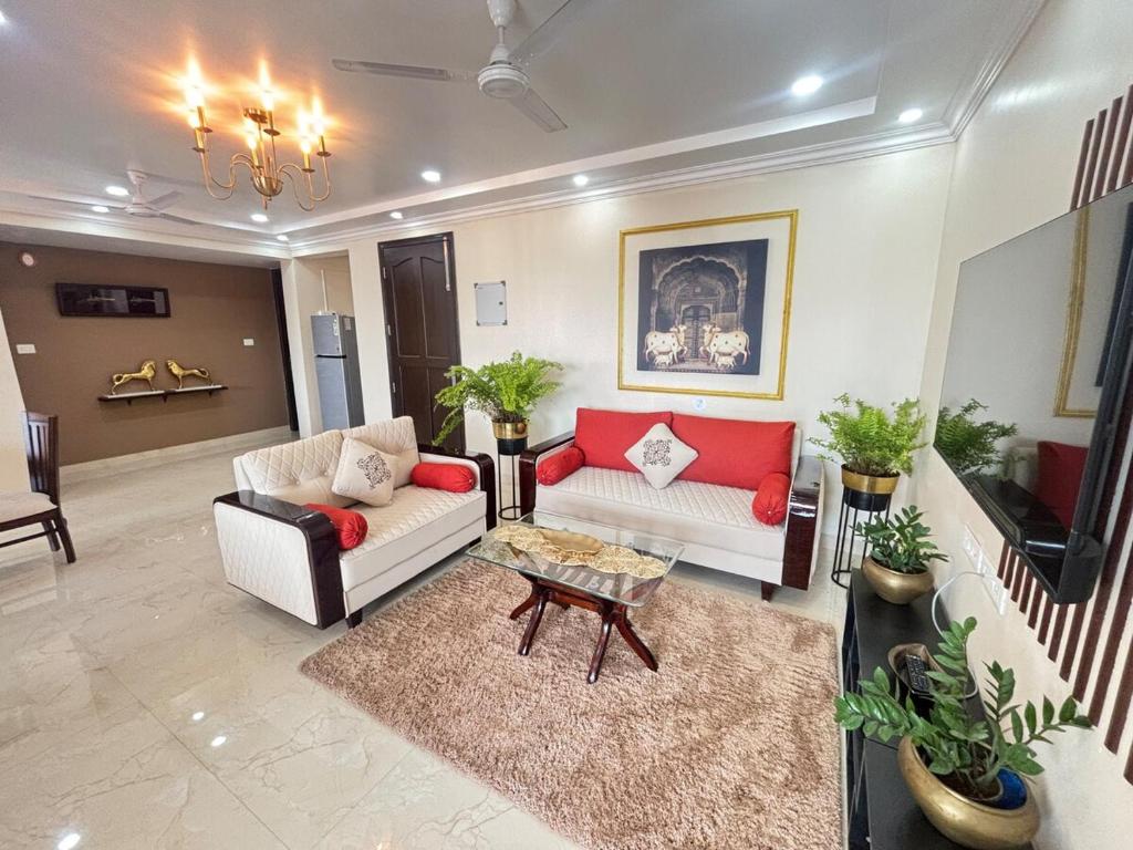 Et opholdsområde på Goldstone - Kudrat's Nilaya with pool