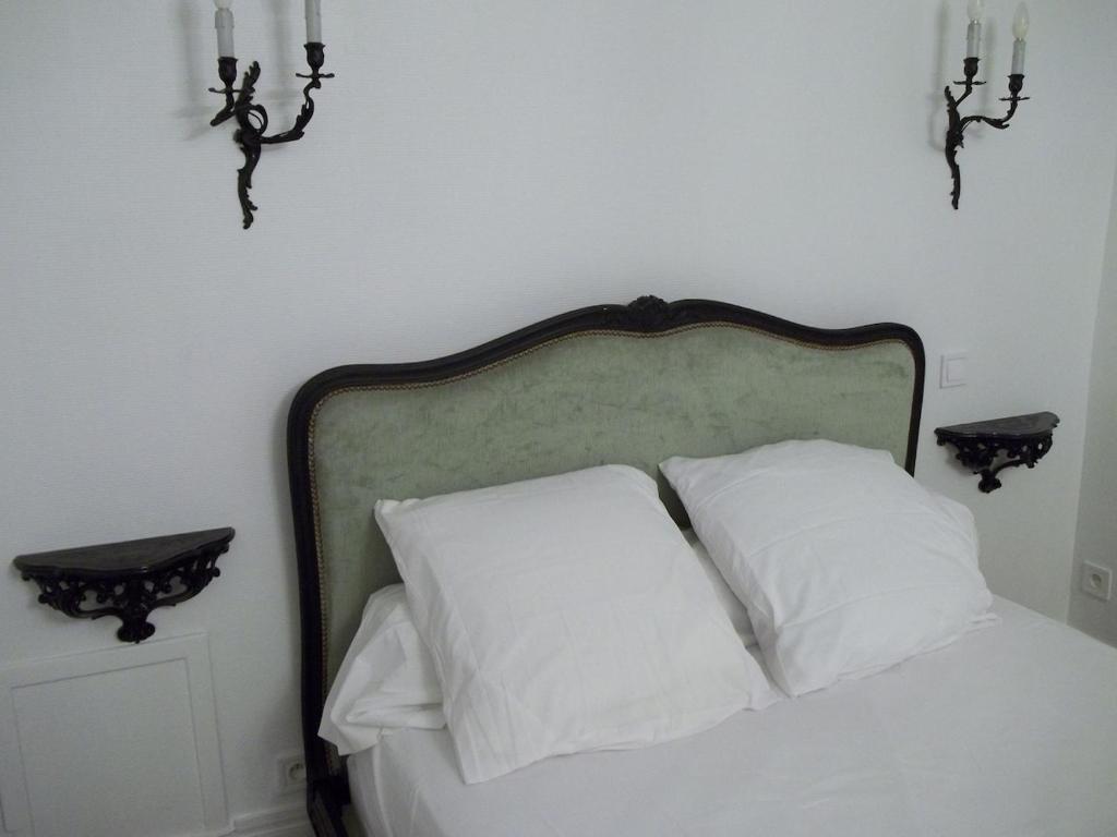 Postel nebo postele na pokoji v ubytování la maison ossaloise 6 people