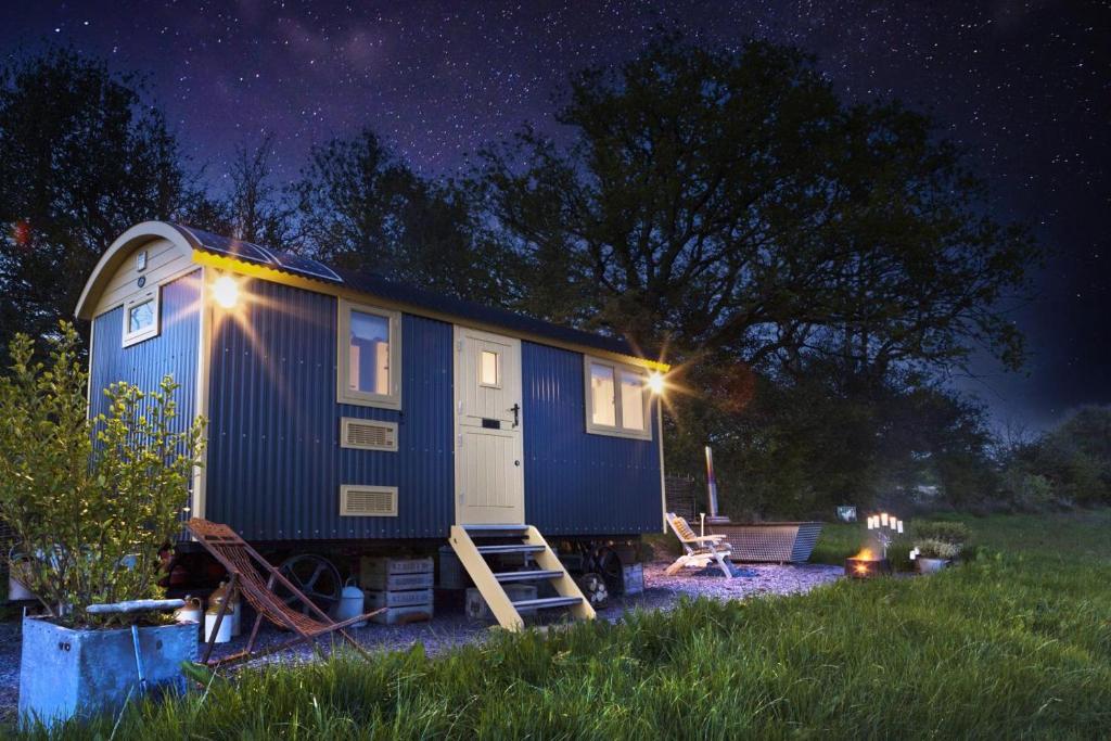 Bygningen som feriehuset ligger i