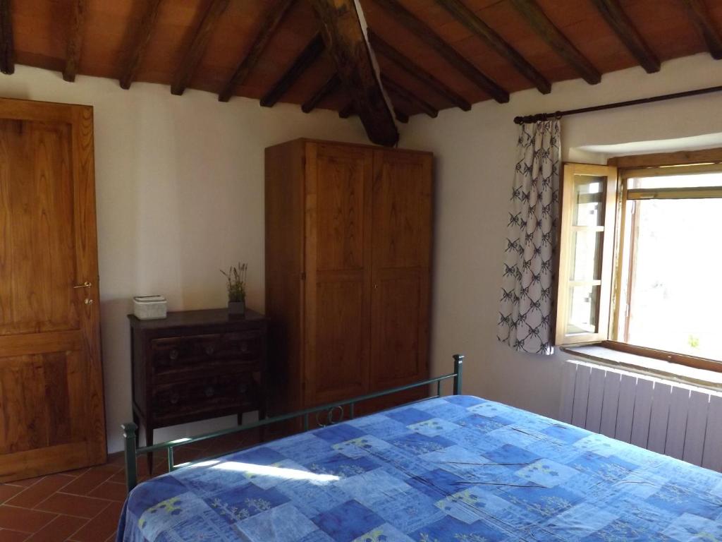 Postel nebo postele na pokoji v ubytování Dimora nel Chianti