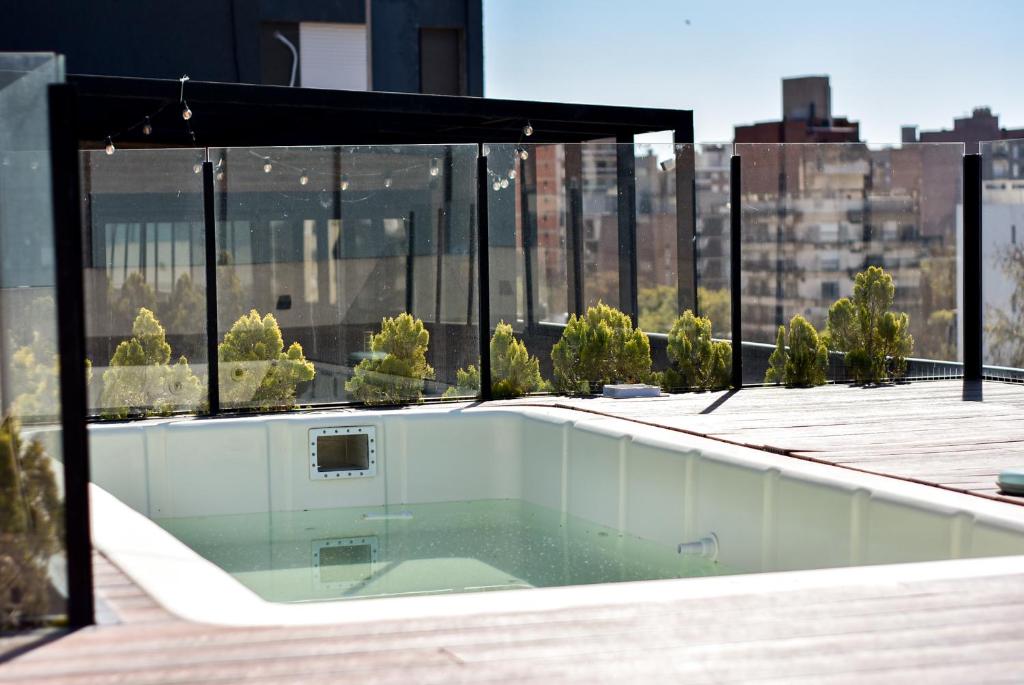 Swimmingpoolen hos eller tæt på Moderno Loft - Piscina y solarium!