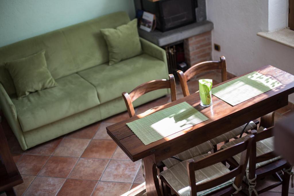 Posezení v ubytování Antica Fonte Residenza di Siena