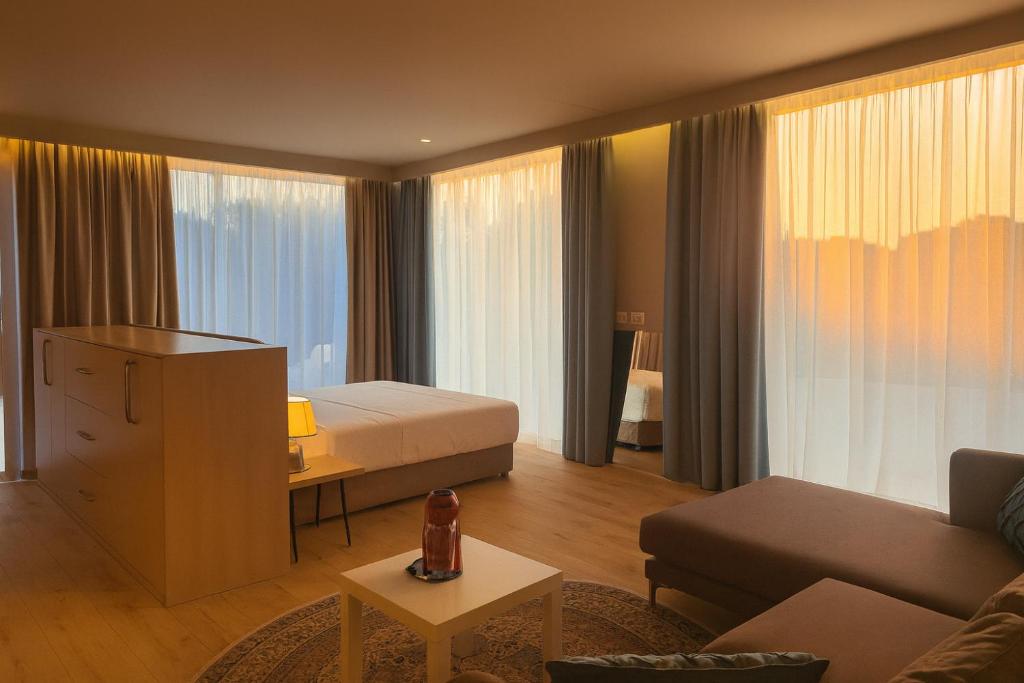 Postel nebo postele na pokoji v ubytování Vila Eva