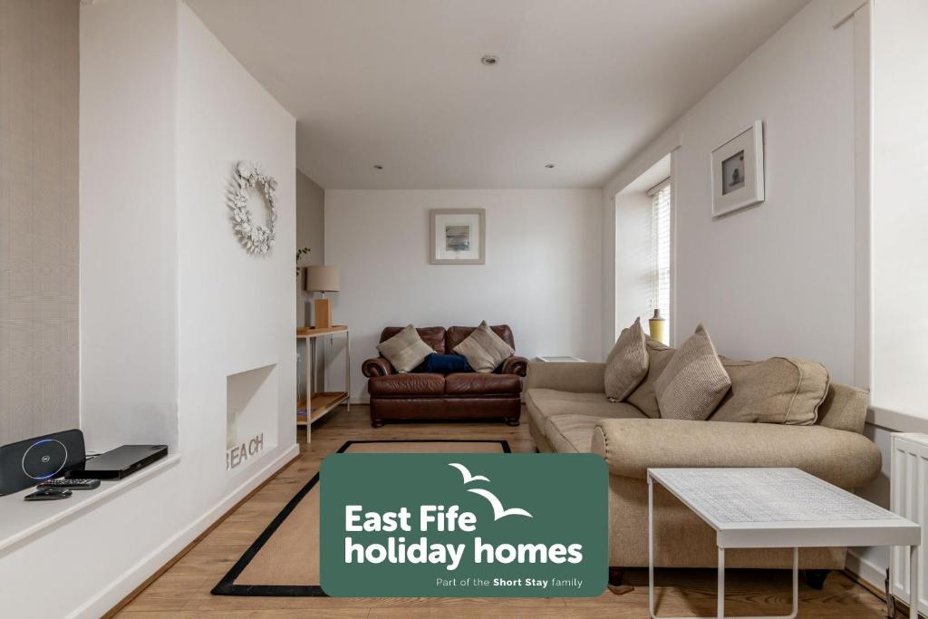 Et opholdsområde på Bangor Cottage - Elie