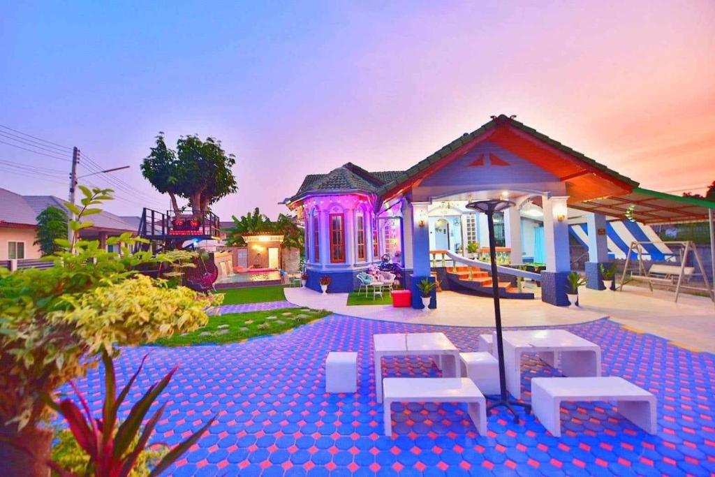 Budova, kde se vila nachází