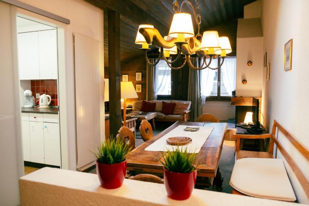 Η κουζίνα ή μικρή κουζίνα στο Charming Apartment with Alpine Ambiance