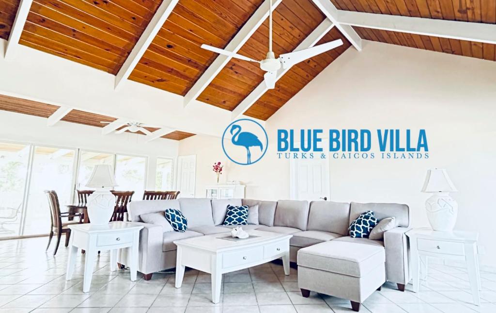 Posezení v ubytování Blue Bird Villa - Turks & Caicos