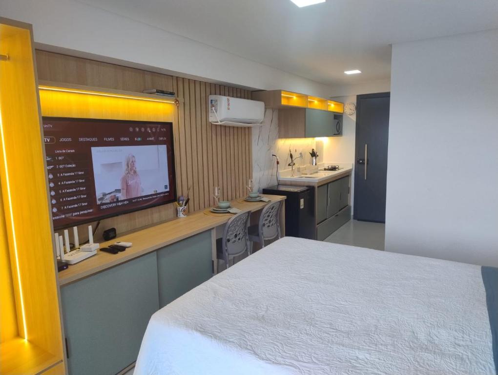 Køkken eller tekøkken på Apart Makani Beach Flat Campas