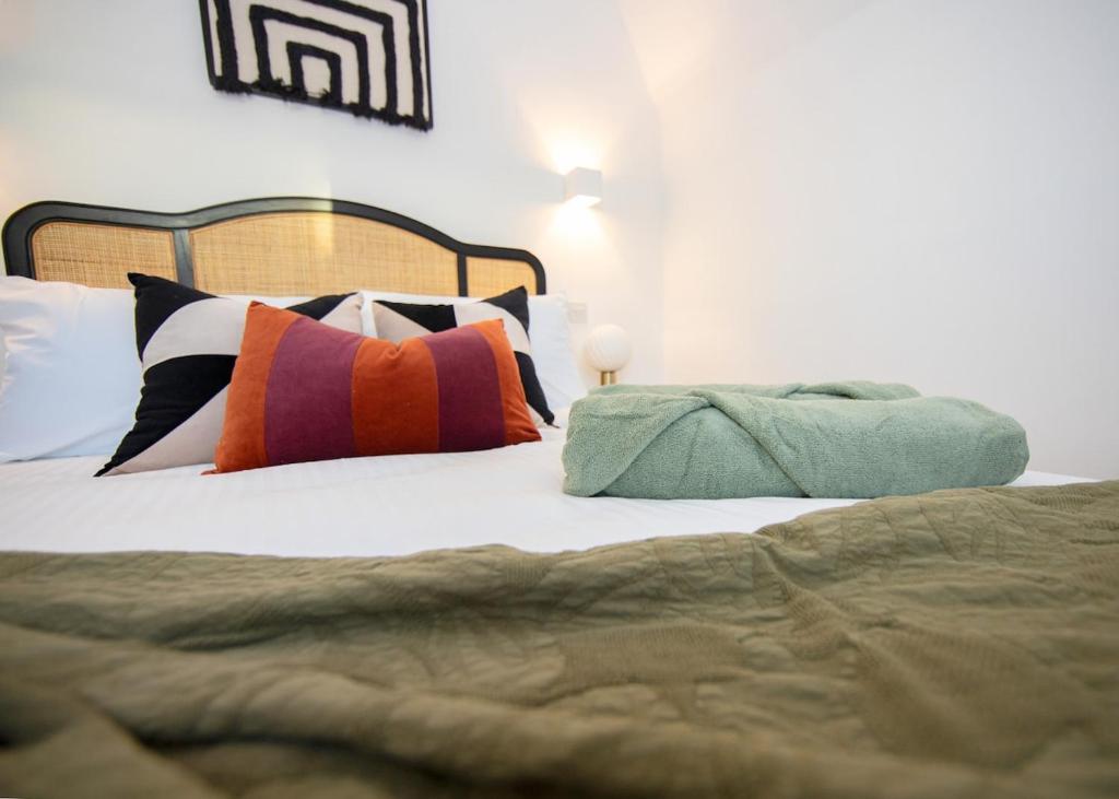 En eller flere senge i et værelse på Stylish Flat, Close To Tube, Fast Wifi