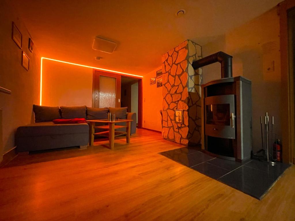 Posezení v ubytování Ferienwohnung Sonnenblick