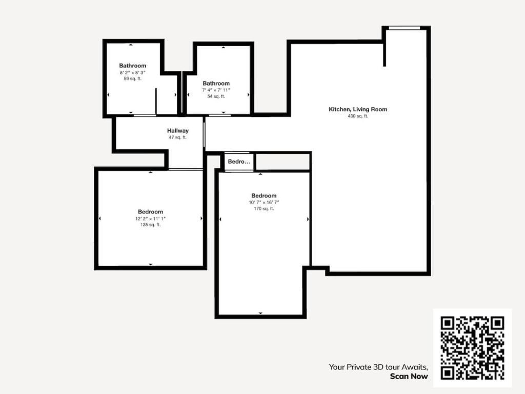 Půdorys ubytování 5 MINUTES BY WALK FROM BURJ ADN DUBAI MALL