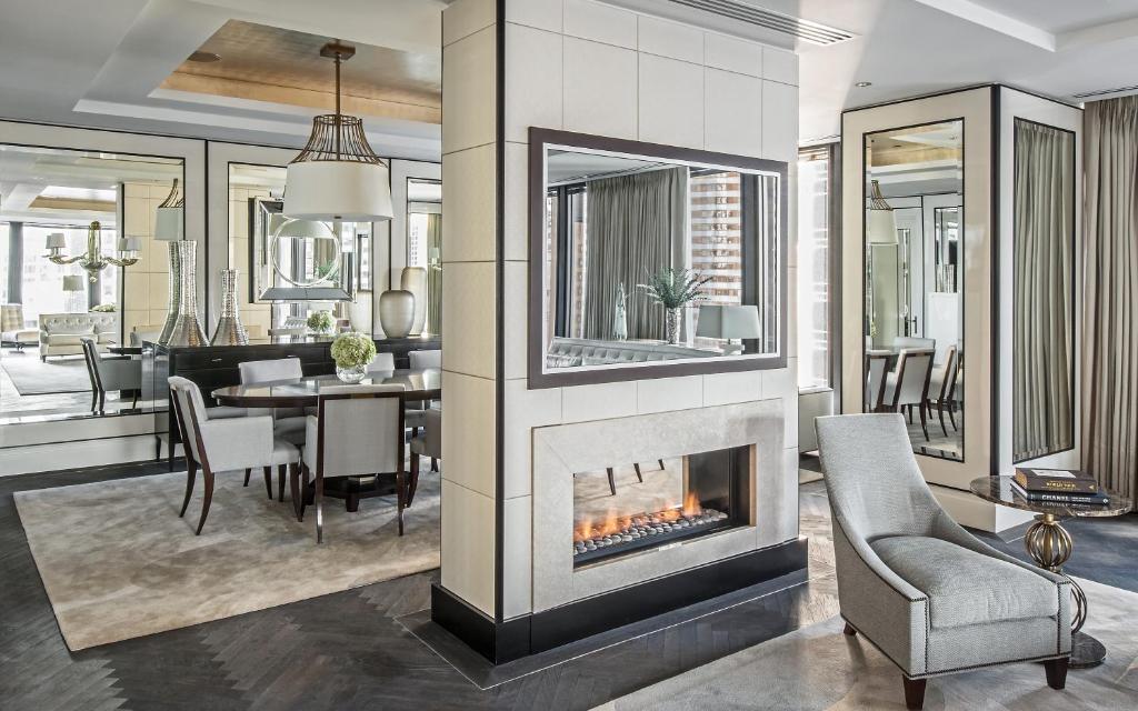 A seating area at The Langham Chicago