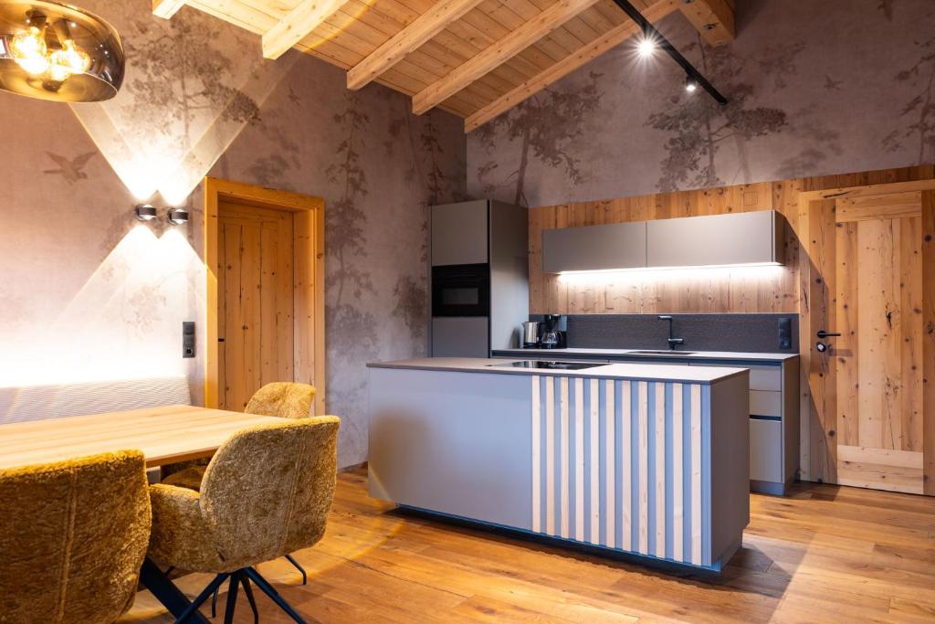 Eldhús eða eldhúskrókur á Schulhaus Tirol