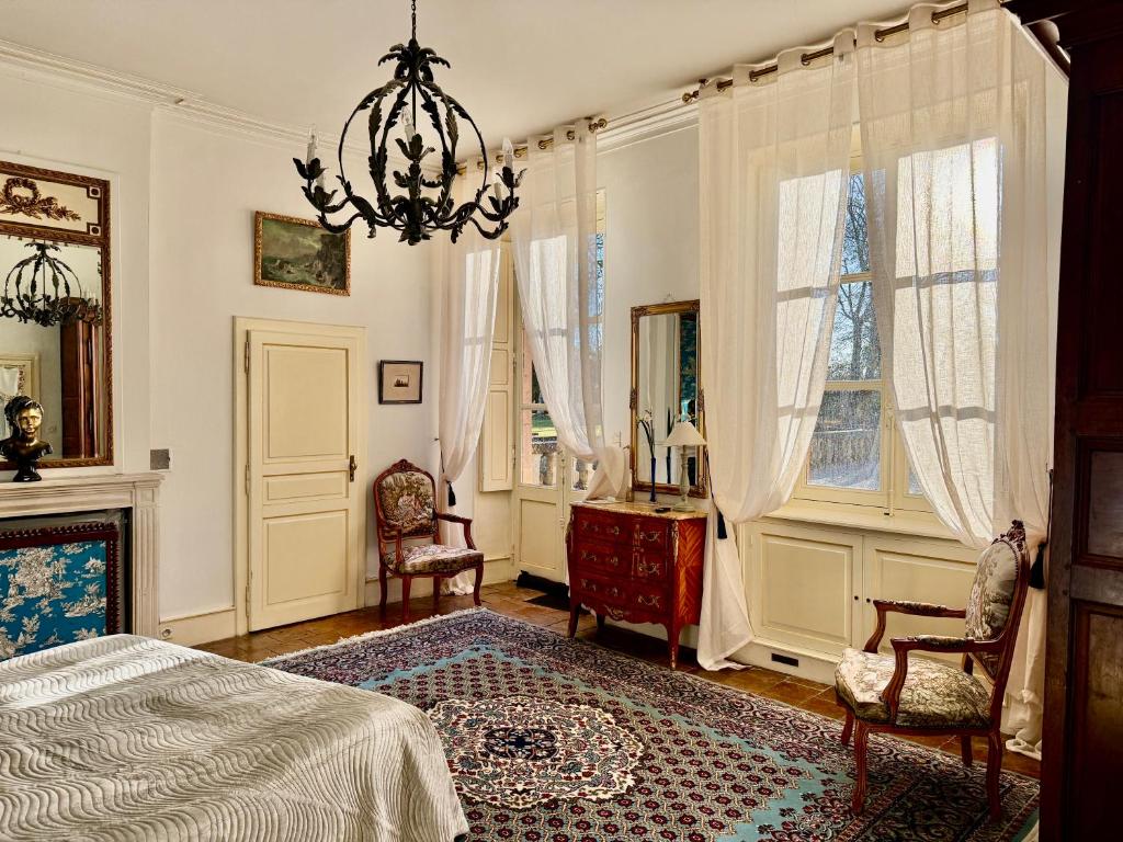 Château des Feugerets - Habitación Doble Con Vistas Al Jardín