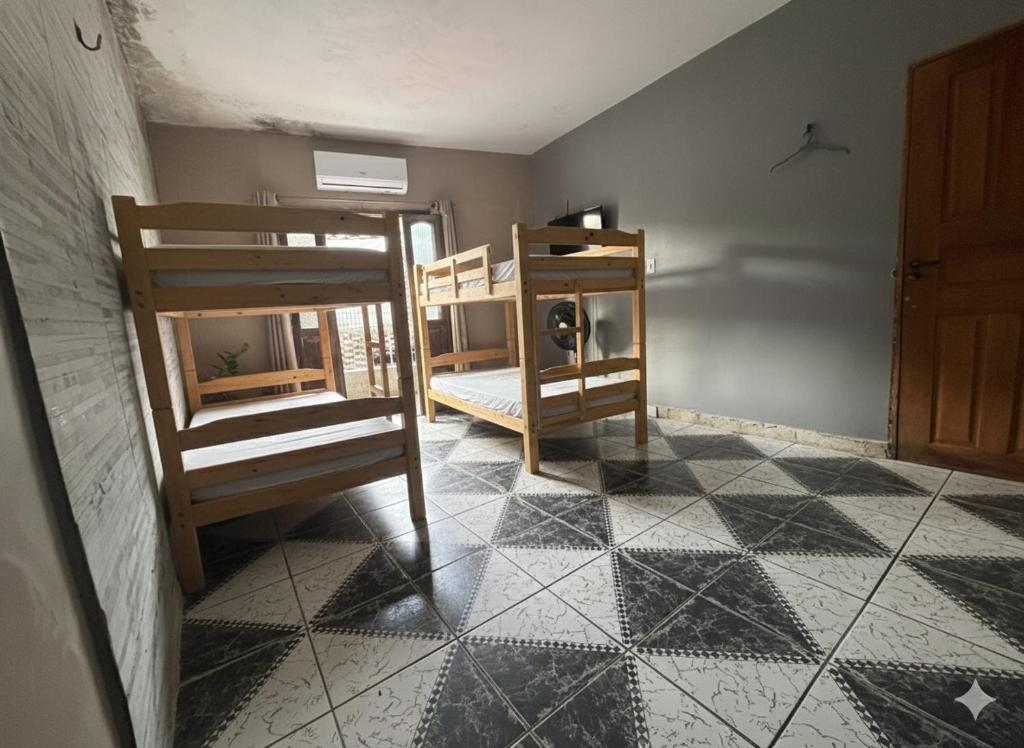 Postel nebo postele na pokoji v ubytování Estrela Dalva