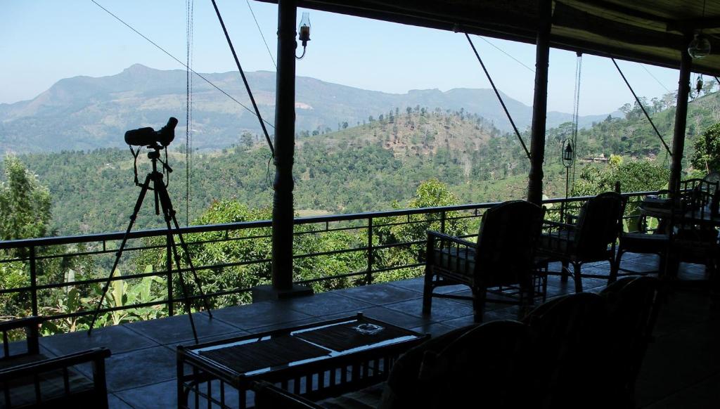 A balcony or terrace at Rangala House