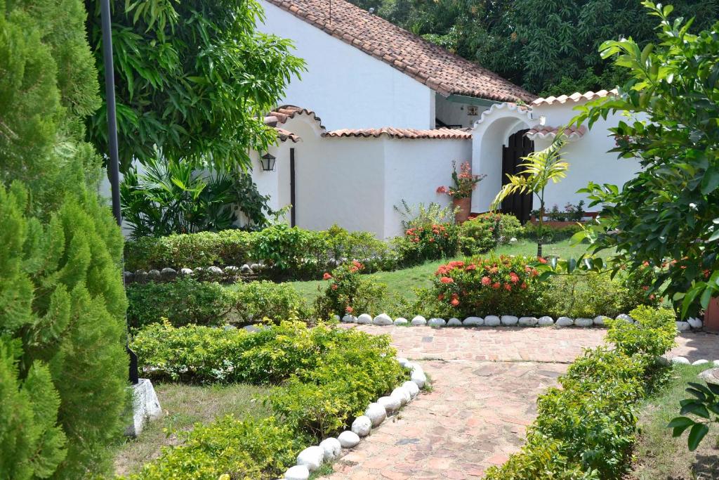 Vonkajšia záhrada v ubytovaní Casa Los Almendros