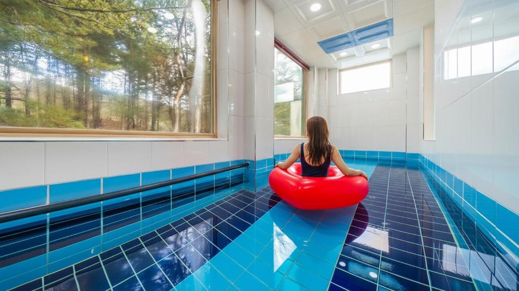 Swimmingpoolen hos eller tæt på Gapyeong Namian Pool Villa