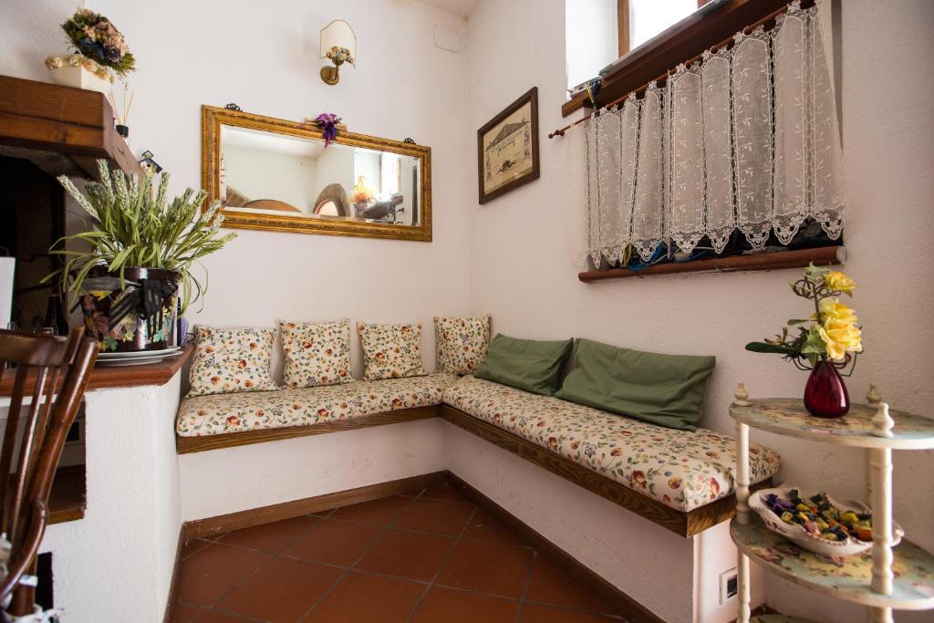 Posezení v ubytování Antica Fonte Residenza di Siena