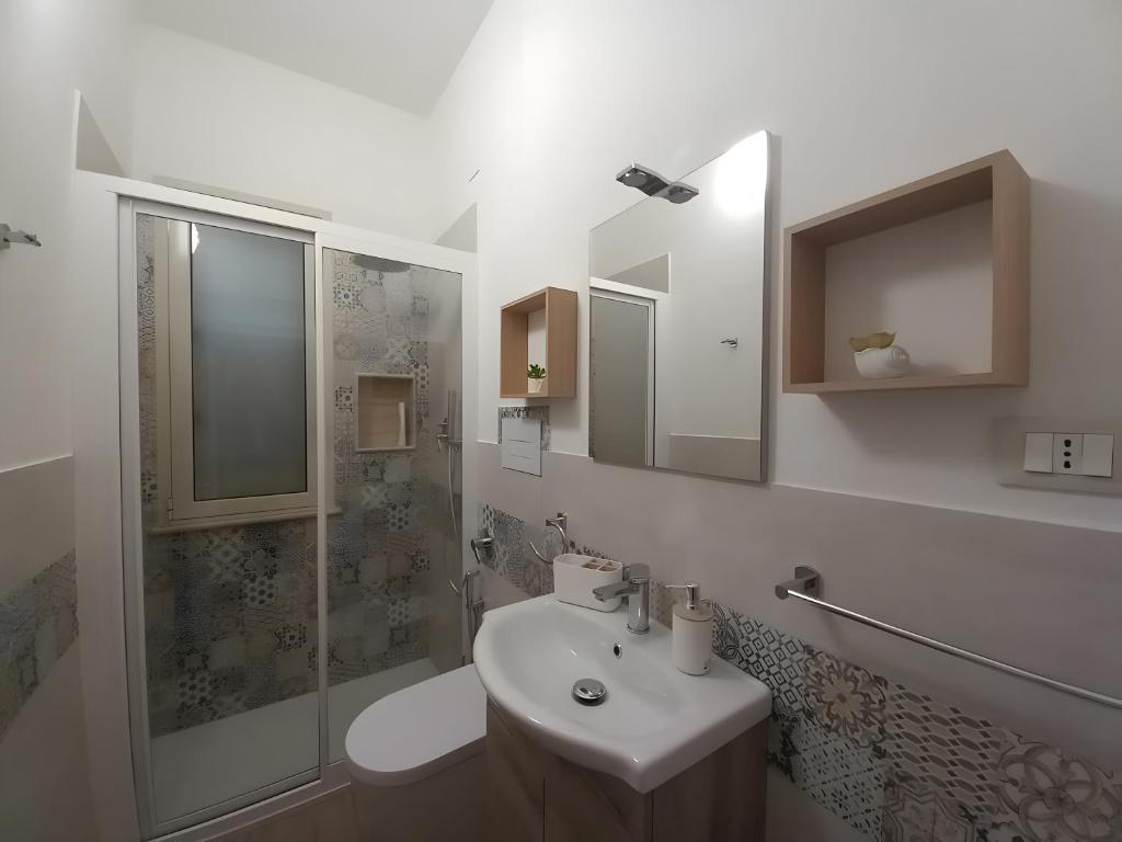 Koupelna v ubytování Casa Del Pescatore