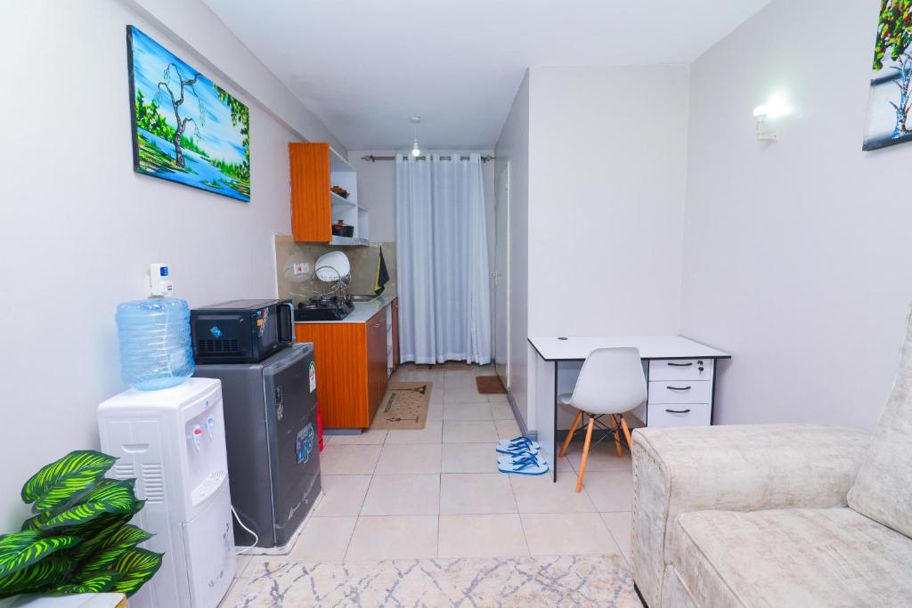 Køkken eller tekøkken på Tsavo apartment