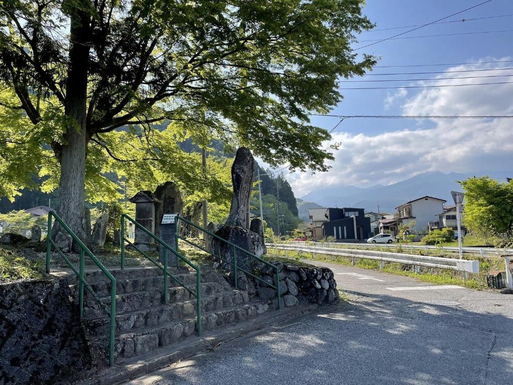 Naturlandskabet i nærheden af pensionatet