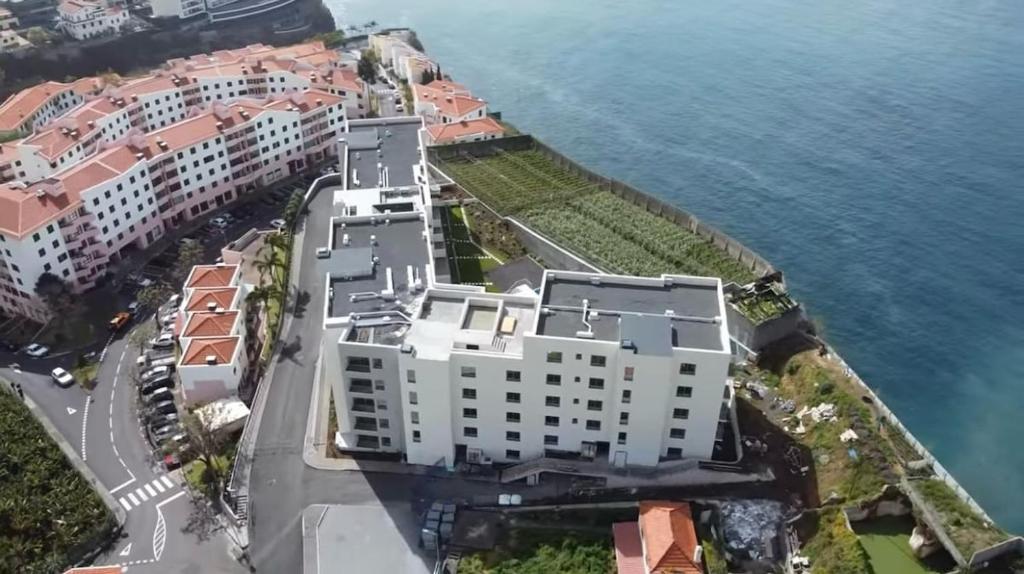 En generel havudsigt eller havudsigten taget fra lejligheden